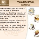 Beauty Aura Coconut Cocoon Body Scrub, 6.9 Ounce