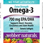 Webber Naturals Clear Enteric Omega-3 Softgel, 100 Count